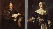 Frans Hals Stephanus Geraerdts and Isabella Coymans oil painting